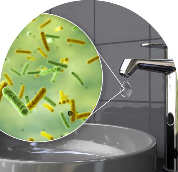 probleme-deau-potable Problème d'eau potable dû à la présence de bactérie dans l'eau